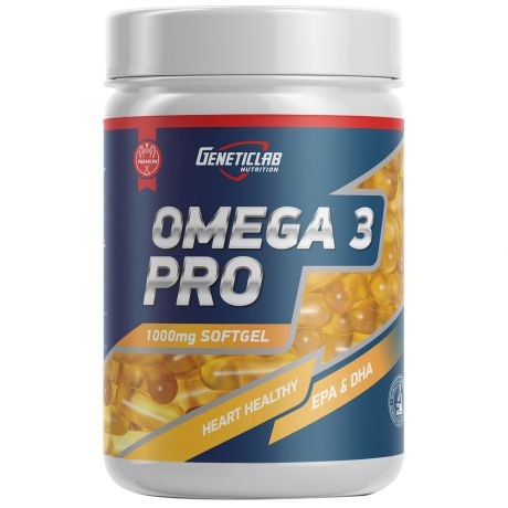 Витамины Omega 3 Pro GeneticLab Nutrition 300 капсул