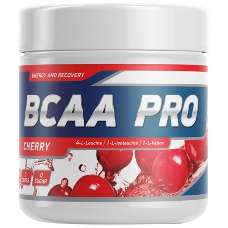Аминокислоты BCAA Pro GeneticLab Nutrition со вкусом вишни 250 г
