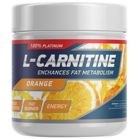 Карнитин Carnitine Powder GeneticLab Nutrition со вкусом апельсина 150 г