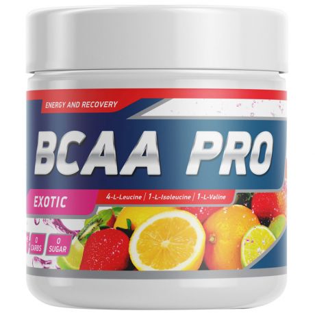 Аминокислоты BCAA Pro GeneticLab Nutrition со вкусом экзотик 250 г