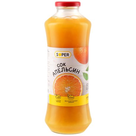 Сок Super Апельсиновый 750 мл