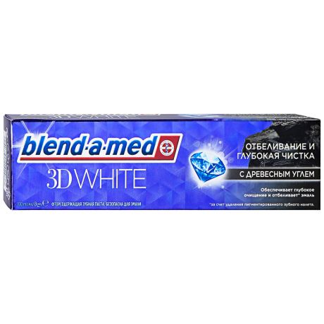 Зубная паста Blend-a-med 3D White отбеливающая Глубокая чистка 100 мл