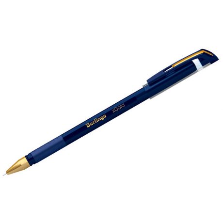 Ручка шариковая Berlingo xGold синяя игольчатый стержень диаметр шарика 0.7 мм