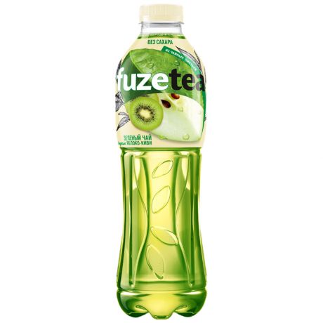 Чай FuzeTea zero зеленый со вкусом яблоко-киви 1 л