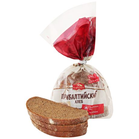 Хлеб Черемушки Прибалтийский половинка внарезку 400 г