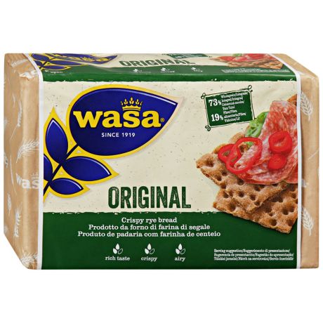 Хлебцы Wasa Original ржаные цельнозерновые 275 г