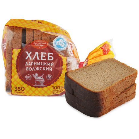 Хлеб Дарницкий Волжский в нарезке 350 г