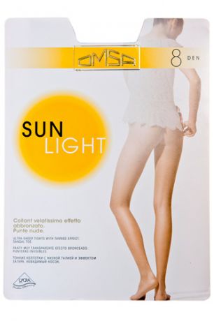 Колготки Omsa Sun Light 8 den nero размер 5