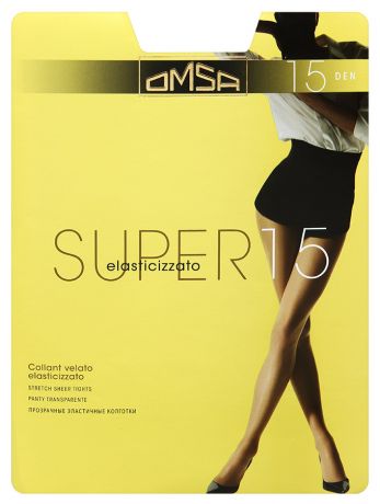 Колготки Omsa Super 15 den Nero размер 3