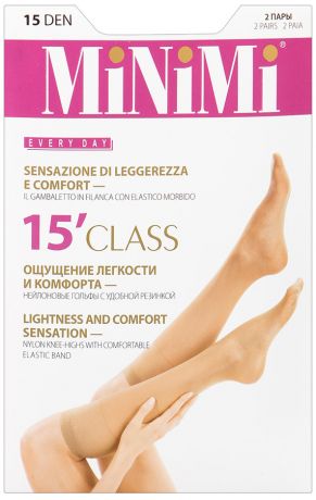 Гольфы MiNiMi Mini Class 15 Caramello 0 (2 пары)