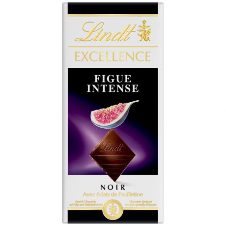Шоколад Lindt Excellence темный с инжиром 100г