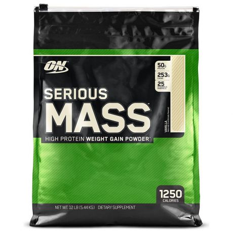 Гейнер Optimum Nutrition Serious Mass ваниль 5,4кг