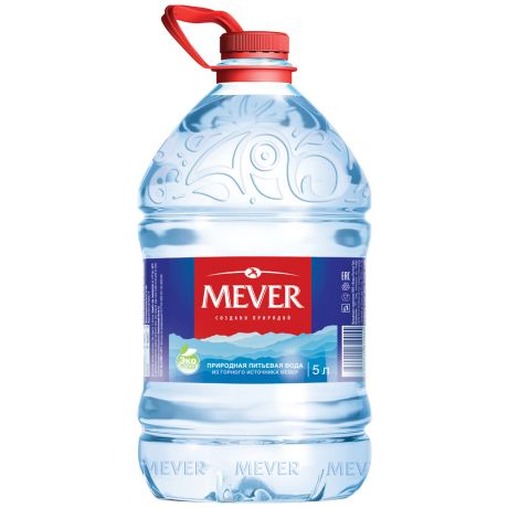 Вода питьевая Mever природная негазированная 5 л ПЭТ
