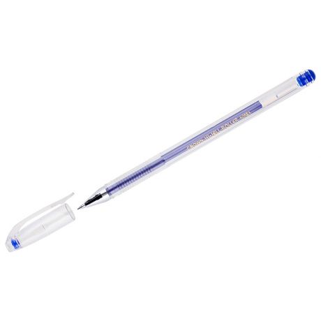 Ручка гелевая Crown Hi-Jell синяя диметр шарика 0.5 мм