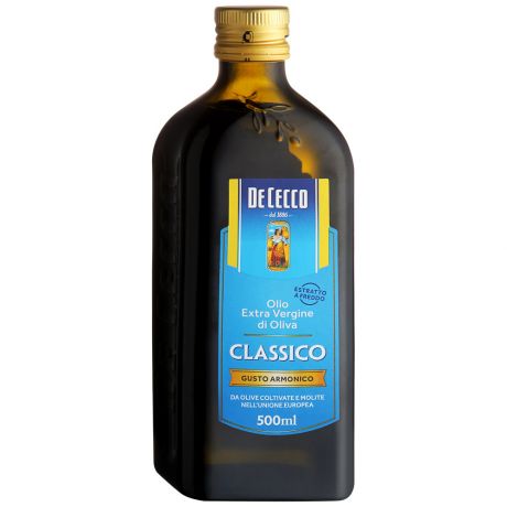 Масло De Cecco Classico оливковое нерафинированное 500мл
