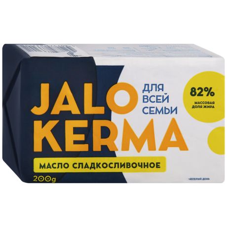 Масло Jalo Kerma сладкосливочное 82% 200 г