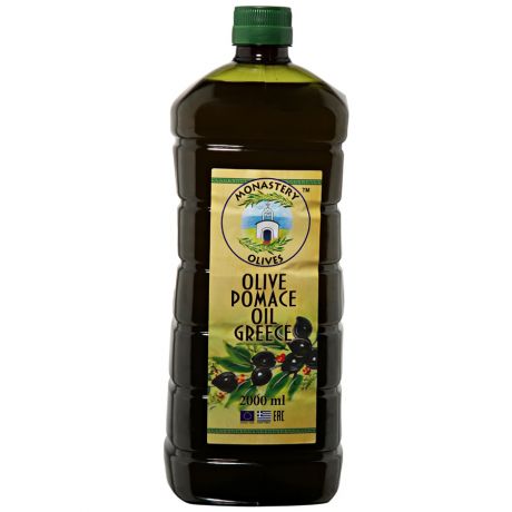 Масло оливковое Монастырские Оливы 2-го холодного отжима Помас 2л