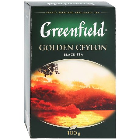 Чай Greenfield Golden Ceylon черный крупнолистовой 100 г