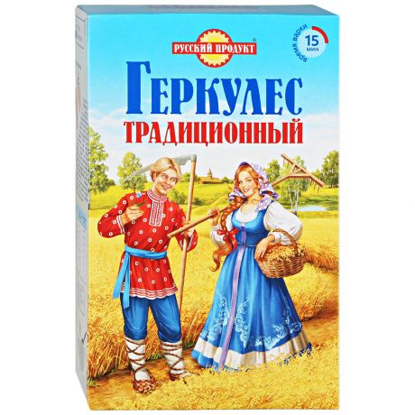 Геркулес Русский продукт овсяные хлопья Традиционный 500г