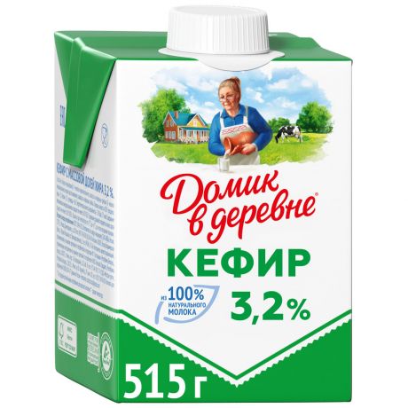 Кефир Домик в деревне 3.2% 515 г