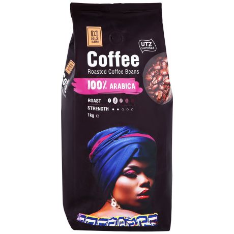 Кофе Dolce Albero 100% Arabica в зернах 1 кг