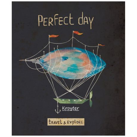 Тетрадь общая Kroyter Perfect day 48 листов клетка А5