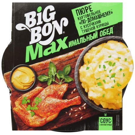Пюре картофельное Big Bon MAX по-домашнему с курицей 0,11кг