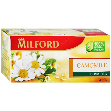 Напиток Milford Camomile чайный ромашка 20 пакетиков по 1.5 г