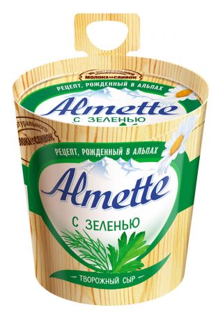 Сыр творожный Almette С зеленью 60% 150 г