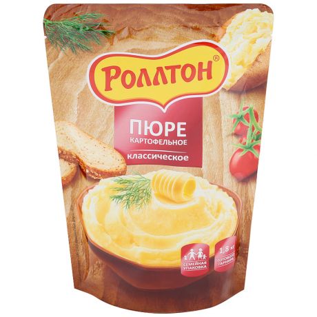 Пюре картофельное Роллтон 0,24кг