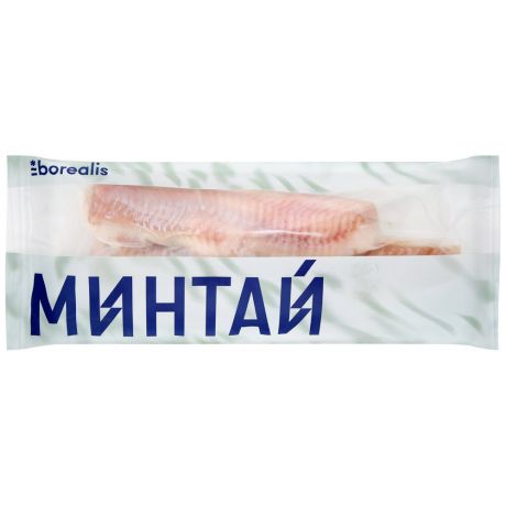 Минтай Borealis филе без кожи с/м 650г