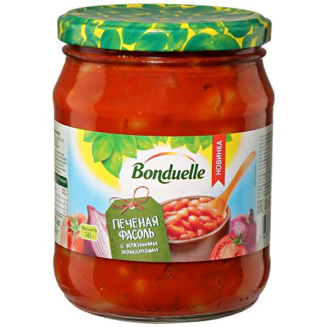 Фасоль Bonduelle печеная с южными томатами 540 г
