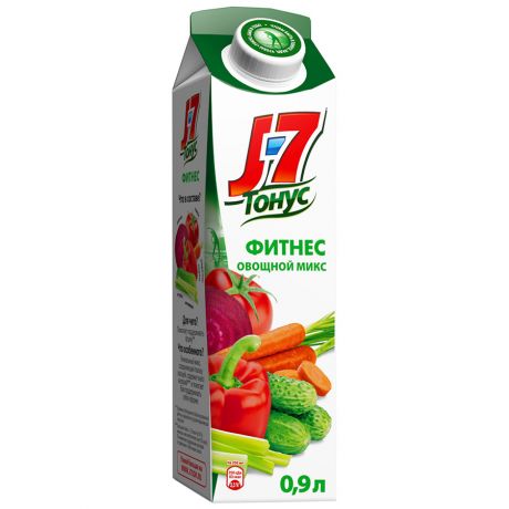 Напиток сокосодержащий J7 Тонус Овощная смесь для детского питания 0.9 л