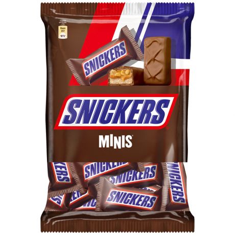 Батончик Snickers Minis, 180г