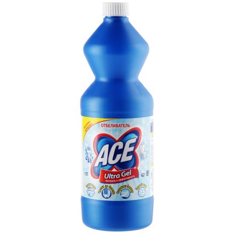 Отбеливатель для белых вещей Ace Gel Ultra 1 л