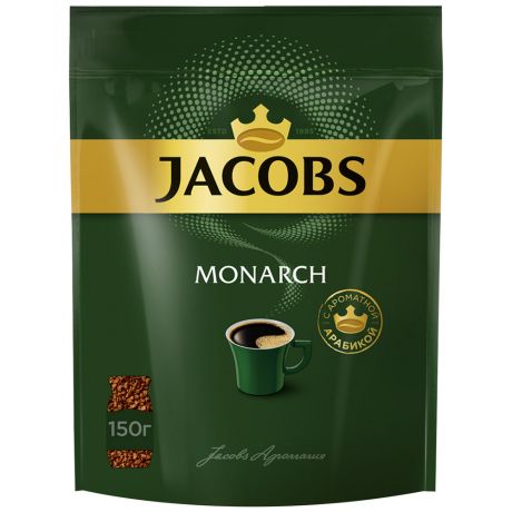 Кофе Jacobs Monarch растворимый сублимированный 150 г
