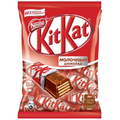 Шоколад Nestle KitKat Mini молочный с хрустящей вафлей 169г