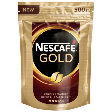 Кофе Nescafe Gold растворимый сублимированный 500 г