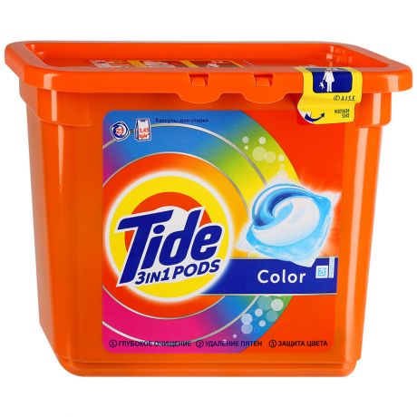 Капсулы для стирки Tide Color 23 штуки