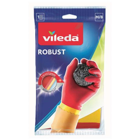 Перчатки Vileda особо прочные, размер M