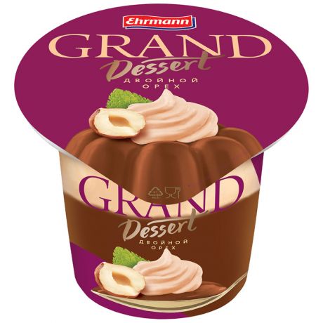 Пудинг Grand Dessert Ehrmann двойной орех 4.9% 200 г