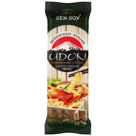 Лапша пшеничная Sen Soy Udon 0,3кг
