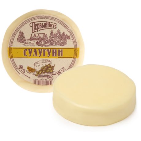 Сыр рассольный Сулугуни Первый вкус 45% 300 г
