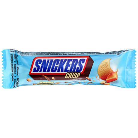 Мороженое батончик Snickers Crips 47 г