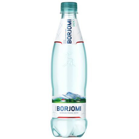 Вода Боржоми минеральная природная питьевая лечебно-столовая гидрокарбонатная натриевая газированная ПЭТ 0,5л