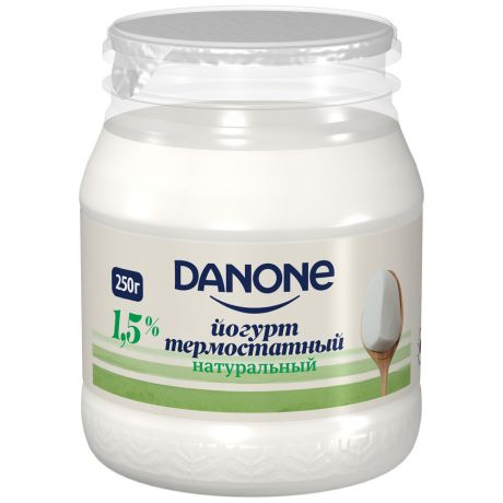 Йогурт Danone термостатный густой 1.5% 250 г