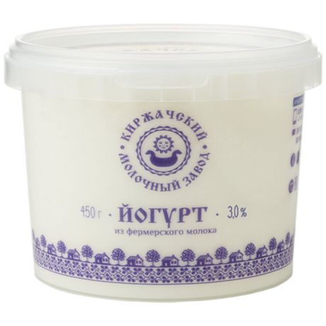 Йогурт Киржачский молочный завод 3.5% 450 г
