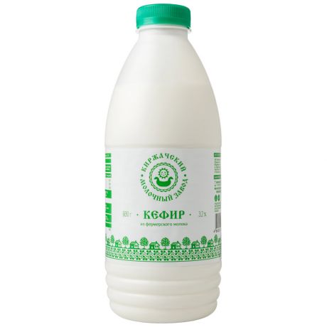Кефир Киржачский молочный завод 3,2% 930 г
