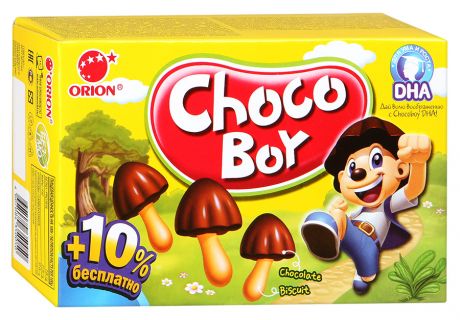 Печенье Orion Choco Boy, 100г