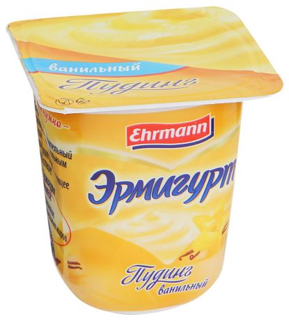 Пудинг Ehrmann Эрмигурт молочный ванильный 3% 100 г
